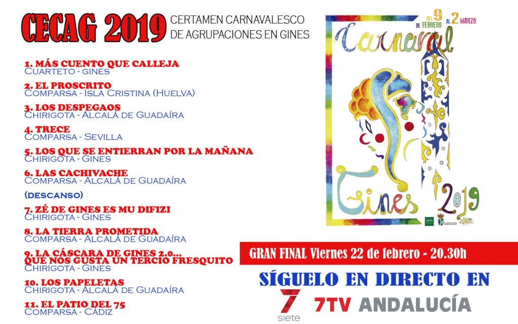 Montaje CECAG carnaval de gines 2019