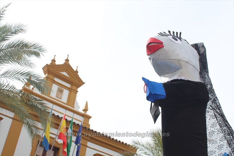 Entierro de la sardina carnaval de gines 2019