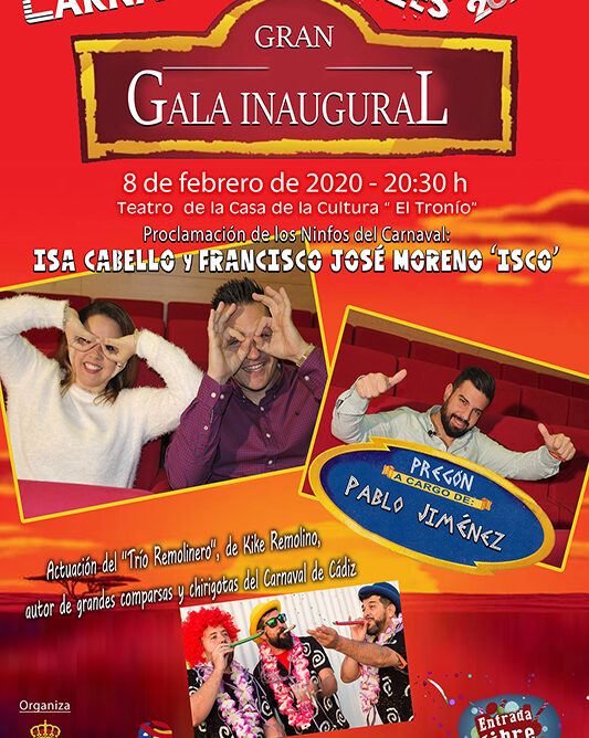 El Carnaval de Gines 2020 comienza este sábado día 8 con la esperada Gala Inaugural